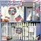 4th of July Wood Crafts to Paint for Kids Adults, 3 Sets Paintable Unfinished Wooden Patriotic Ornaments for Craft, Memorial Veterans Day DIY Cutouts Wreath for Painting Door Decorations (Star)